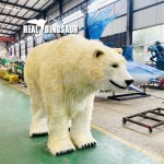 Animal Costume Factory - Four Legs Walking Polar Bear Realistic