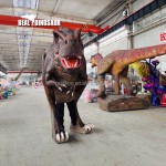 Animatronic Costume Factory - Operator Performing T-Rex Hidden