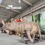 Animatronic Animal Supplier - High Simulation Rhinoceros Models Sale