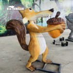 Animatronic Animal Manufacturer - Life Size Silicone Ice Age Squirrel