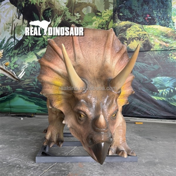 Fiberglass Dinosaur Manufacturer - Life Size Triceretops Museum