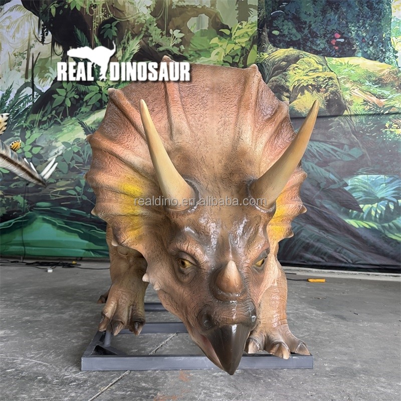 Fiberglass Dinosaur Manufacturer - Life Size Triceretops Museum