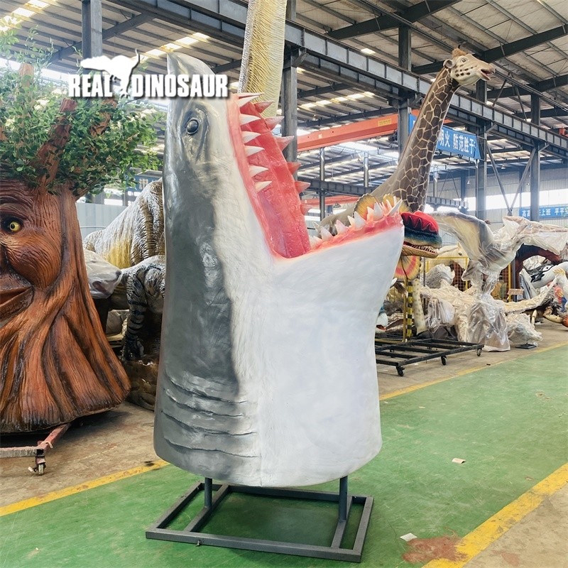 Animatronic Shark Supplier - Life Size Electric Head Theme Park