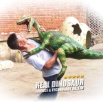 Animatronic Puppet Manufacturer - Handmade Holding Baby Dinosaur