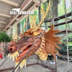 Animatronic Dragon Supplier - Park Artificial Western Head Model