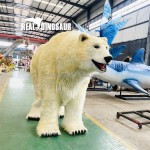 Animal Costume Factory - Four Legs Walking Polar Bear Realistic