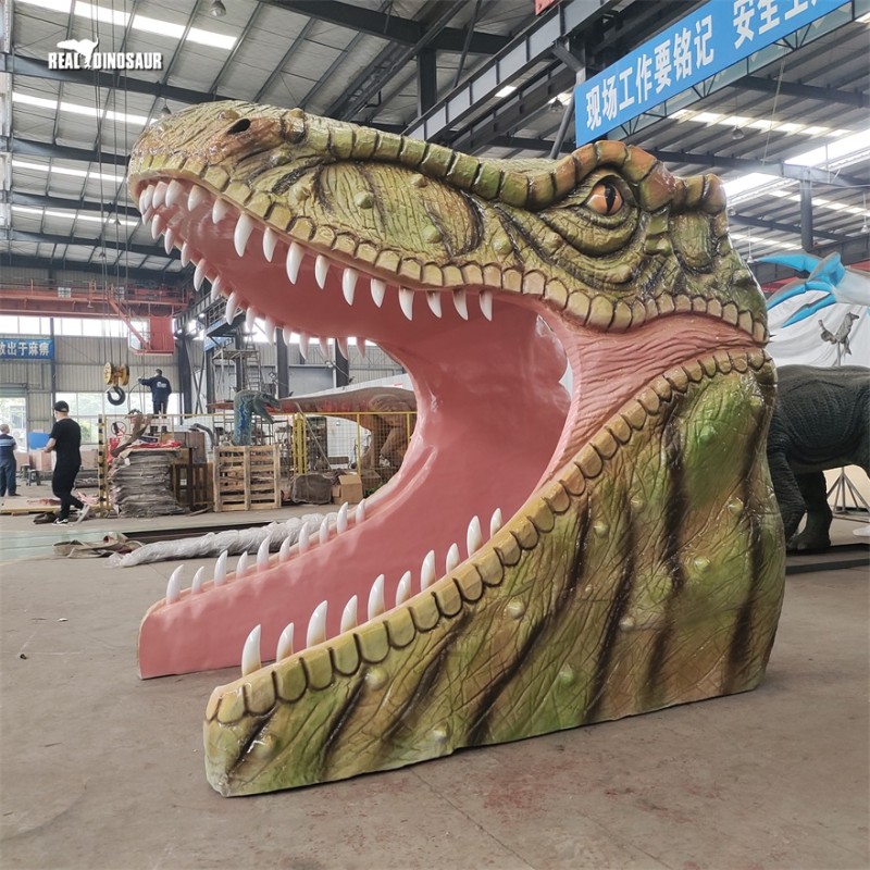 Fiberglass Door Manufacturer - Playground Dinosaur Head Entrance