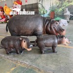 Animatronic Animal Factory - Amusement Park Artificial Hippo