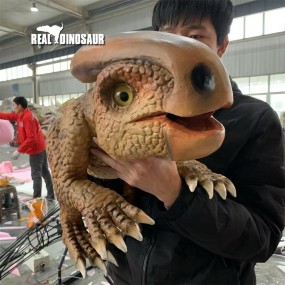 Animatronic Puppet Supplier - Dinosaur Baby Hand Puppet Kids