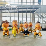 Fiberglass Statue Manufacturer - Factory Custom Cartoon Character