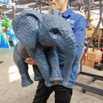 Animatronic Puppet Supplier - Realistic Animal Elephant Children