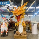 Animatronic Dragon Supplier - New Model Attractive Amusement Head