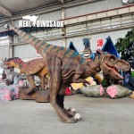 Animatronic Costume Factory - Operator Performing T-Rex Hidden