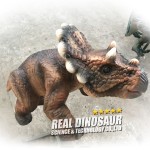 Animatronic Puppet Supplier - Hands Controlling Triceratops Puppet
