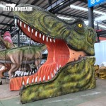 Fiberglass Dinosaur Factory - Jurassic World Door Fun Model