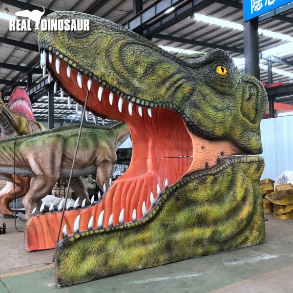 Fiberglass Dinosaur Factory - Jurassic World Door Fun Model