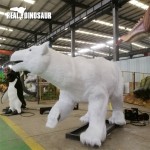Animatronic Polar Bear Factory - Theme Park Robot Animal Model