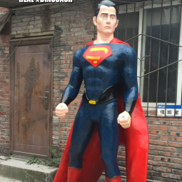 Fiberglass Statue Supplier - Life Size SUPER Hero Character