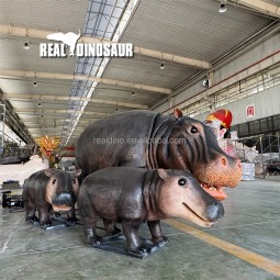 Animatronic Animal Factory - Amusement Park Artificial Hippo