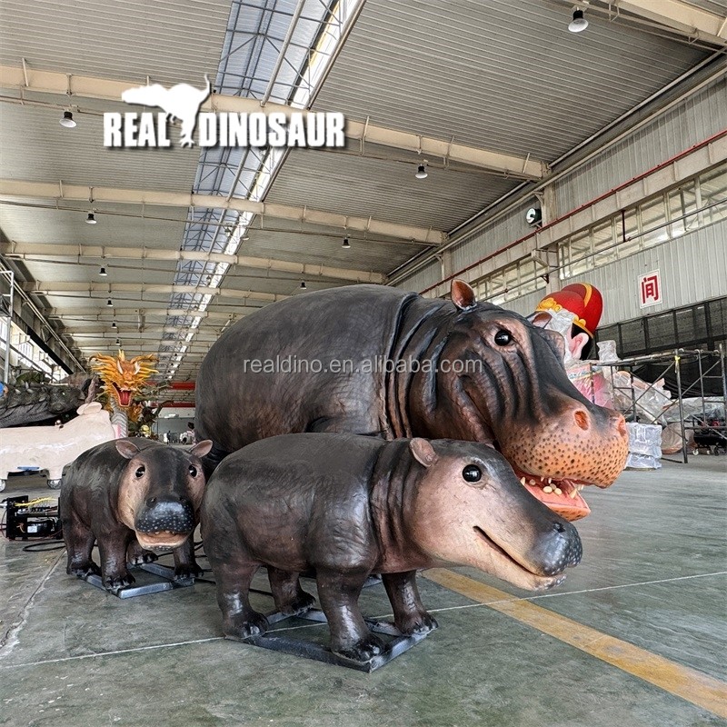 Animatronic Animal Factory - Amusement Park Artificial Hippo