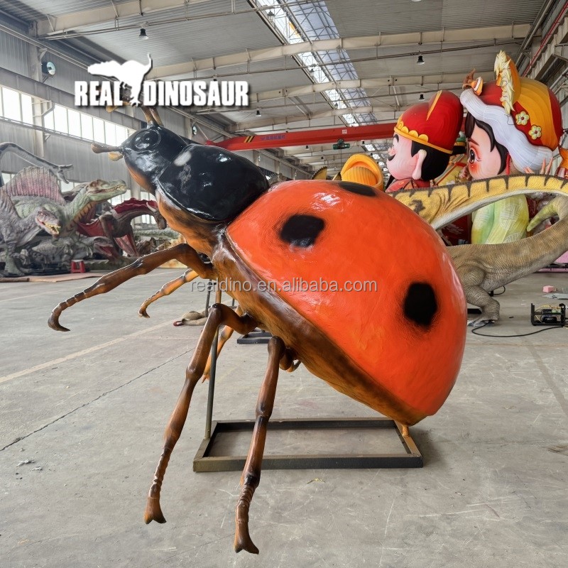 Animatronic Insect Supplier - Theme Park Ladybird Robotic Sculpture