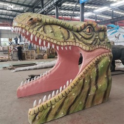 Fiberglass Dinosaur Factory - Park Pathway Head for Photos