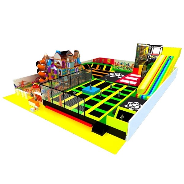 Indoor Trampoline Factory - CE Factory Children Cheap Indoor Play