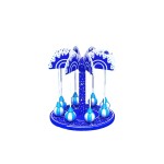 Rotating Equipment Factory - 8 Seat Electric Children Rotating Coconut