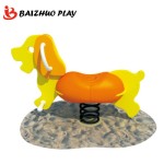 Kindergarten Equipment Factory - Kindergarten Outdoor Spring Rider Plastic