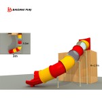 Water Slide Factory - Children Playground Equipment Water Pipe