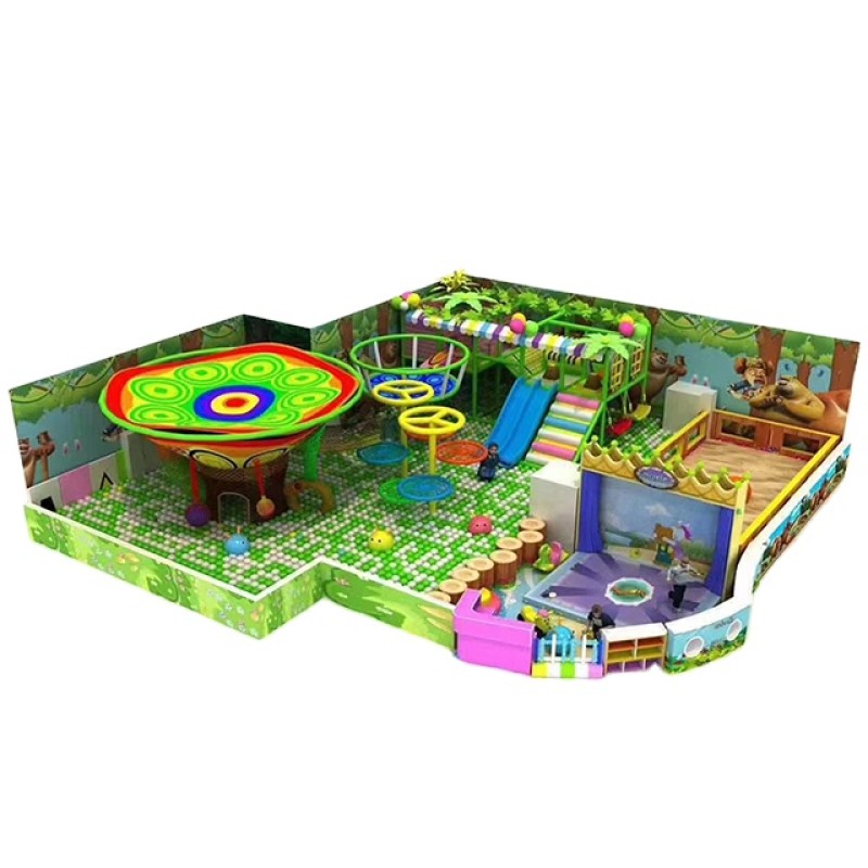 Soft Play Manufacturer - Net Playground Soft Play Colorful Climbing