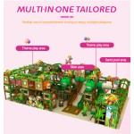 Indoor Playground Equipment Factory - Forest Theme Ball Pit Bounce House