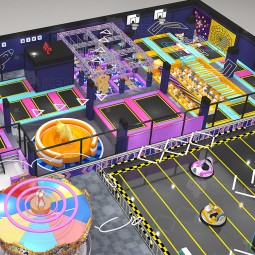 Indoor Trampoline Park Factory - Professional Air Trampoline Slide