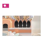 Indoor Playground Supplier - Pastel Color Double Slide Play Area