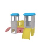 Outdoor Playground Factory - Children Plastic Swing Slide Amusement