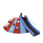 Indoor Playground Manufacturer - Children Rock-Climbing Slide Set