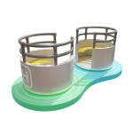 Indoor Playground Factory - Huge Foam Cube Slide Trampoline