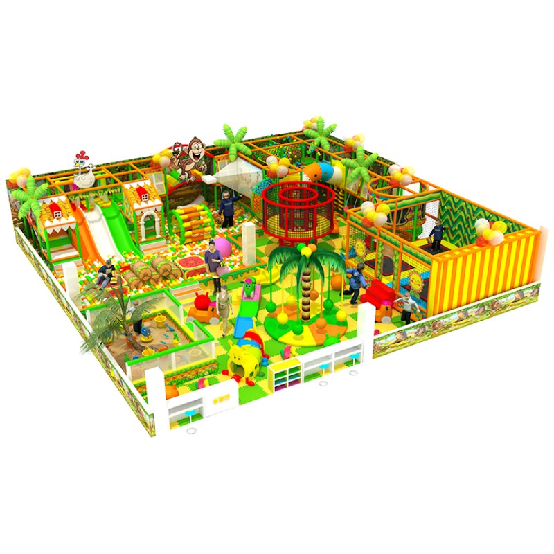 Indoor Playground Factory - Customized Forest Theme Climbing Maze