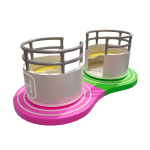 Indoor Playground Factory - Huge Foam Cube Slide Trampoline