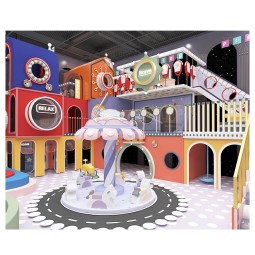 Indoor Playground Manufacturer - Shopping Mall Trampoline Climbing