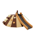 Indoor Playground Manufacturer - Children Rock-Climbing Slide Set