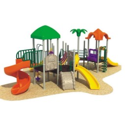 Outdoor Playground Supplier - Engineering Plastics Swing Slide Set