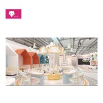 Indoor Playground Supplier - Pastel Color Double Slide Play Area