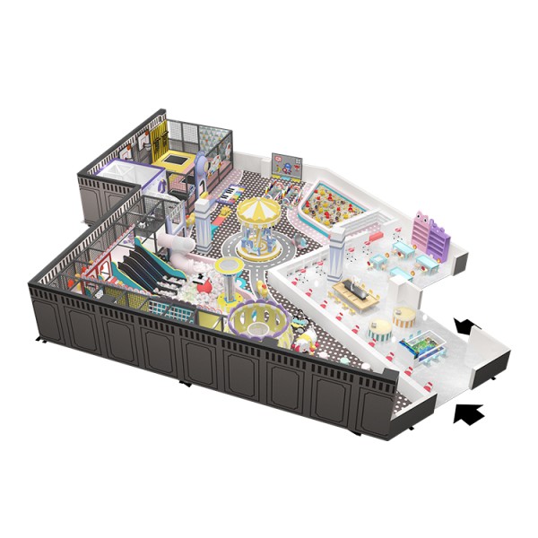 Indoor Play Equipment Manufacturer - Neon Amusement LED Slide