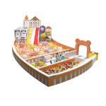 Indoor Playground Manufacturer - Huge Foam Cube Slide Trampoline