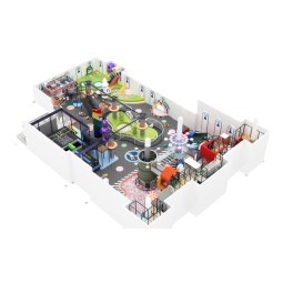 Indoor Playground Supplier - New Design Tag Interactive Arena