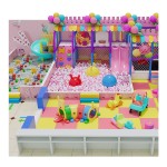 Indoor Play Equipment Factory - Candy Theme Ball Pit Slide Play