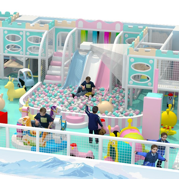 Indoor Amusement Equipment Supplier - Hot Selling Trampoline Slide Wave Pool