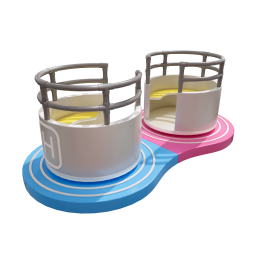 Indoor Playground Factory - Huge Foam Cube Slide Trampoline