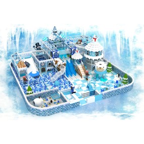 Indoor Playground Equipment Supplier - Macaron Theme Ball Pit Slide